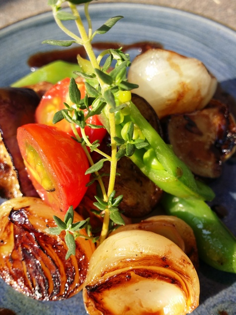 ミニオニオンと夏野菜のロースト
